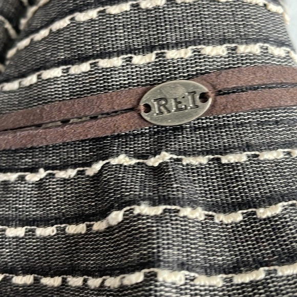 REI Striped Gray Cotton Blend Summer Brimmed Hat - Picture 7 of 11